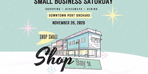 Small Business Saturday- Shop Small, Shop Bay Street!