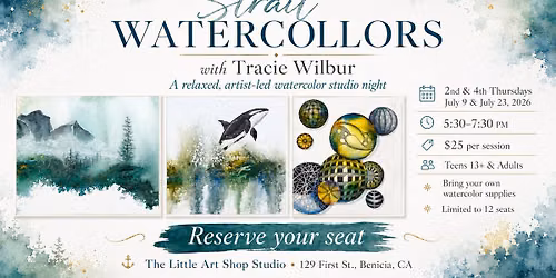 Strait Watercolors with Tracie Wilbur