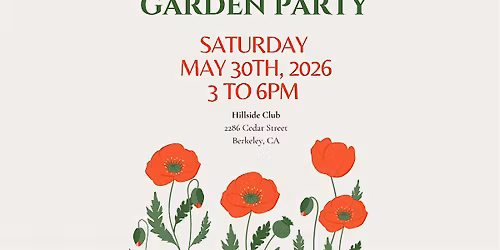 Garden Party at the Hillside Club