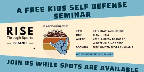Free Kids Self Defense Seminar