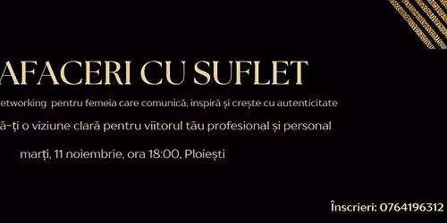 Afaceri cu suflet -  creeaz\u0103-\u021bi o viziune clar\u0103 pentru viitorul t\u0103u profesional \u0219i personal