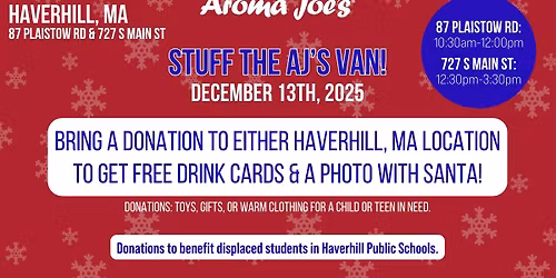 Stuff the Aroma Joe's Van!