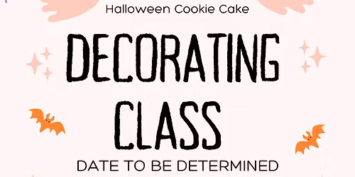 Ghost & Goblins Halloween Cookie Cake Decorating Class!