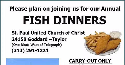 2026 St. Paul Carry-Out Fish Dinners