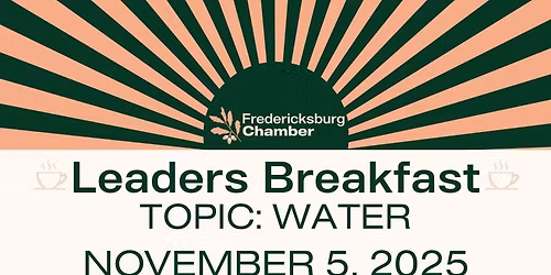 Leaders Breakfast: Discussion on Water