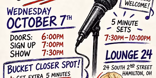Comedy Open Mic at Lounge 24