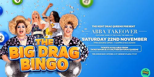 The Big Drag Bingo - ABBA TAKEOVER - 