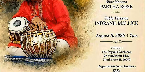 Indian classical  music concert with Sitar and Tabla