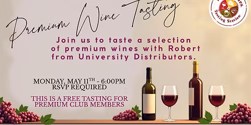 Premium Wine Tasting