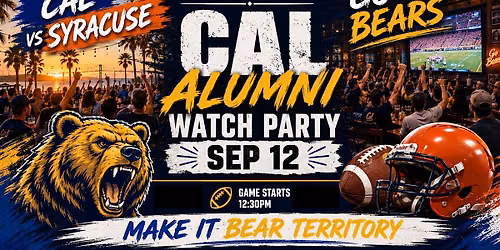 Cal & Syracuse Alumni Watch Party