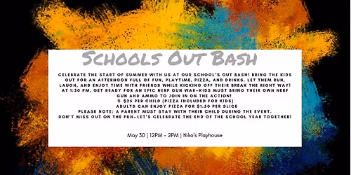 Schools Out Bash