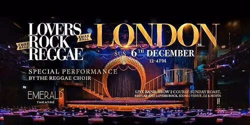 Lovers Rock Reggae - Sunday Roast - Sun 6th Dec