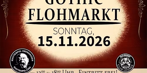 Gothic Flohmarkt am 15.11.2026