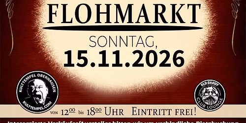 Gothic Flohmarkt am 15.11.2026