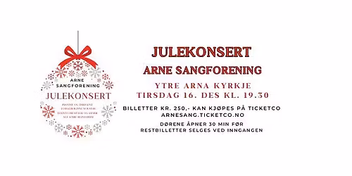 Julekonsert - Arne Sangforening