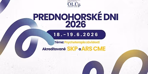 Prednohorsk\u00e9 dni 2026