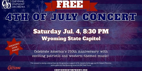 FREE July 4th Concert at the Capitol