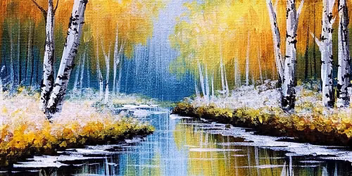 "Fall Yellows" In Person Paint Night Event Thursday 7:00 p.m. at Tapster Bellevue