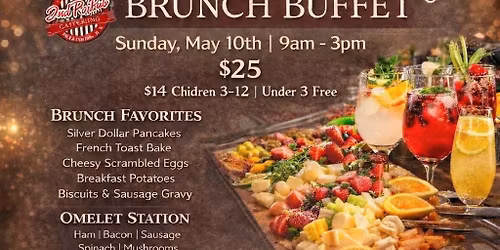 \ud83c\udf38 Mother\u2019s Day Brunch Buffet at Buckets Pub 2nd Round