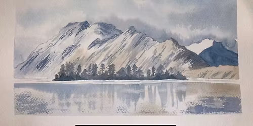Watercolour Mountains. \u00a315 Garstang