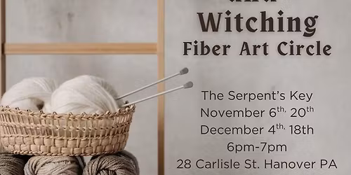 Stitching and Witching: Knitting, Crochet and Crafting Circle