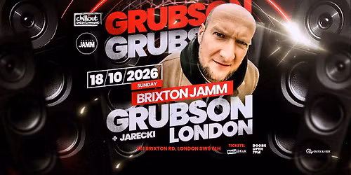 GRUBSON  \/ Londyn NOWA DATA 18.10.2026!!!!