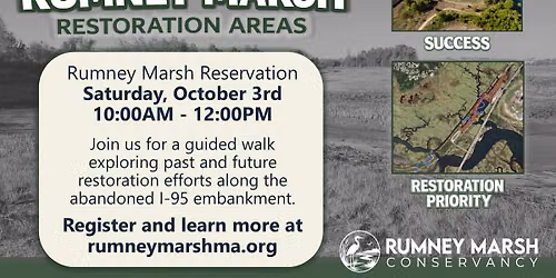 Touring the Rumney Marsh Restoration Areas
