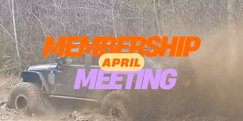April Membership Meeting