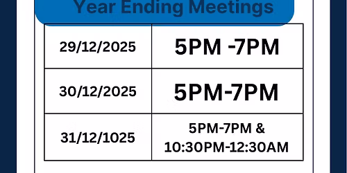 Year Ending Meeting