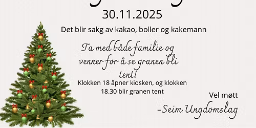 Julegrantenning 2025