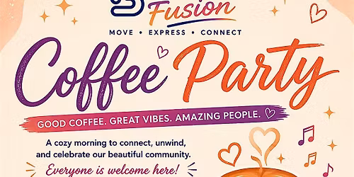 BollyFusion Coffee Party ft. DJ Surbhi | Community Caf\u00e9 Social (New West)