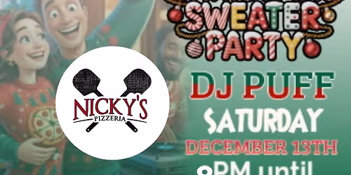 Nicky\u2019s tacky Christmas outfit party! 