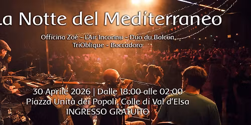 La Notte del Mediterraneo | Festa a Ballo Gratuita in Piazza