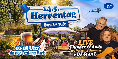 Herrentag \u2013 Open Air Special an der Festung Mark \ud83c\udf7b\ud83d\udeb2\u2600\ufe0f Live "Two Voices of Summer" + Sven L