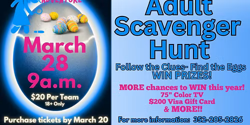 Eggstraordinary Adventure: Adult Scavenger Hunt