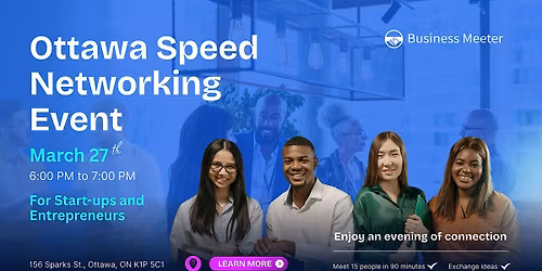 Speed Networking Event - Ottawa