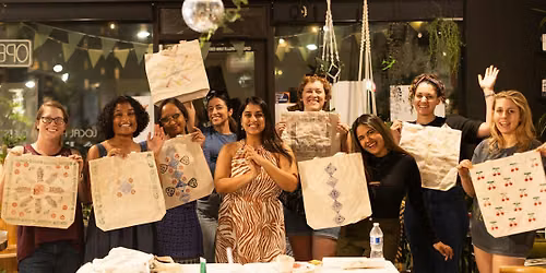 BLOK Party \u2014 A Block Printing Scarf Experience for Women| Mesa | FREE DRINK