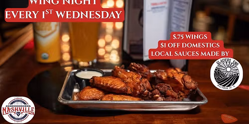 Wing Wednesdays at The Little Nashville Cafe with Glaciers End