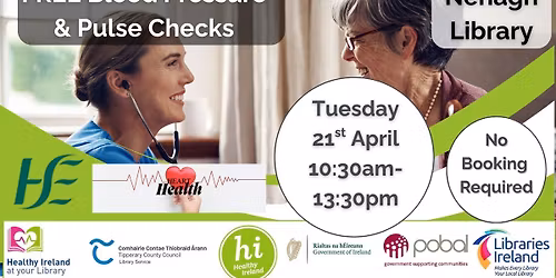 Free Blood Pressure & Pulse Checks Screening 
