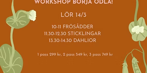Workshop - Börja odla med Rotens