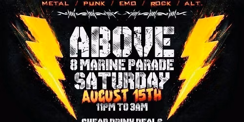 Guerilla Rocks - 20th Anniversary Party! Saturday 15th August @ Above