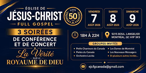 3 SOIR\u00c9ES DE CONF\u00c9RENCE ET DE CONCERT