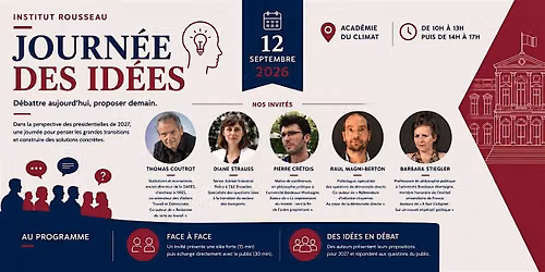 Journ\u00e9e des id\u00e9es de l'Institut Rousseau