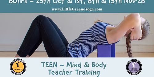 TEEN Yoga Teacher Training (PART-TIME) - Glasgow & ONLINE YAP certified