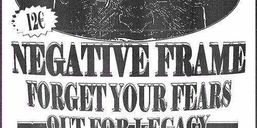 KENYA, NEGATIVE FRAME, FORGET YOUR FEARS, OUT FOR LEGACY - LA BRAT CAVE, LILLE