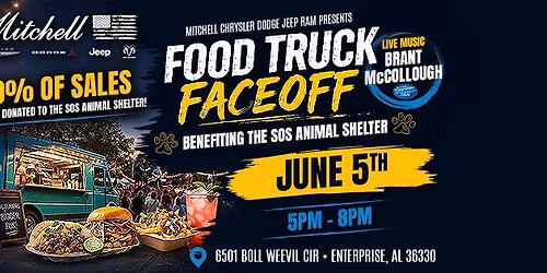 Food Truck Face-Off Benefiting the SOS Animal Shelter 
