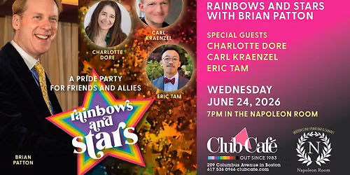 Rainbows and Stars with Charlotte Dore,  Carl Karenzel, and Eric Tam hosted by Brian Patton 