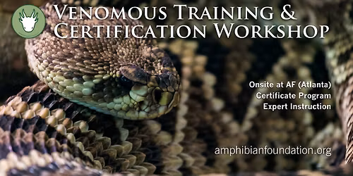 Venomous Training & Certification Workshop
