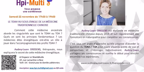 Le TDAH vu sous l'angle de la m\u00e9decine traditionnelle chinoise