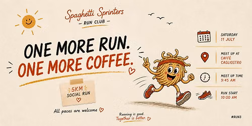 Spaghetti Sprinters: Another Run, Another Coffee! 5km ft. Amici di Dublino